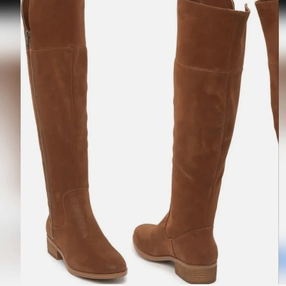 New‎ MIA Women’s Caryson Brown Over The Knee Boots Round Toe Regular Calf Width